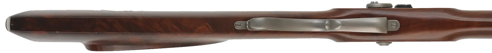 Thompson Center Hawken Cougar Rifle,
.50 caliber, 28" barrel,
percussion, fancy walnut, repaired crack at toe, stainless steel trim,
used, by Thompson Center Arms