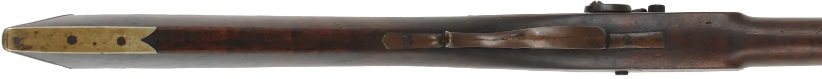 Antique Halfstock Rifle,
.40 caliber, 29-3/4" barrel, 
percussion, walnut, brass
