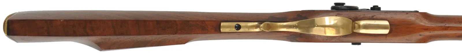 Frontier Longrifle,
.50 caliber, 39" barrel,
percussion, walnut, brass, 
used, by Davide Pedersoli