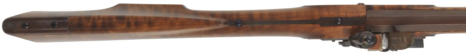 Southern Mountain Rifle,
.32 caliber,  46" Rice swamped barrel,
Chambers Ketland flintlock, curly maple, iron trim,
new, unfired