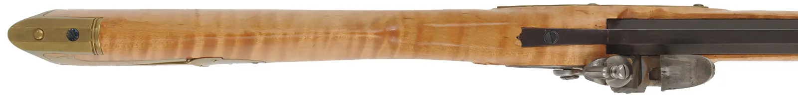 Contemporary Longrifle,
.40 caliber 36" Green Mountain barrel,
large Siler flintlock, maple, brass, used