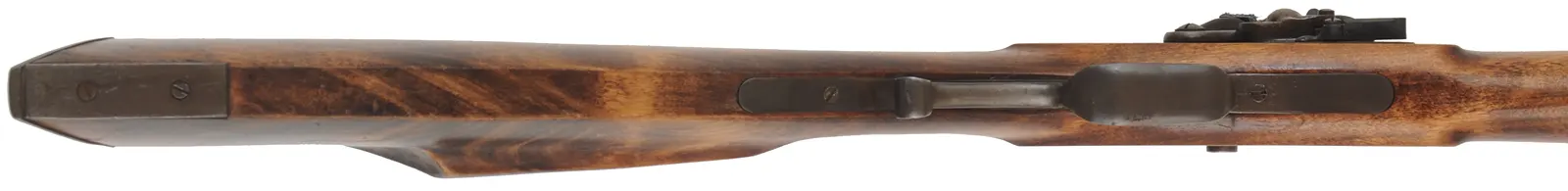 Tennessee Mountain Rifle, 
.50 caliber, 41-1/4" barrel, 
flintlock, cherry stock with grease hole, iron trim,
used, by Dixie Gun Works