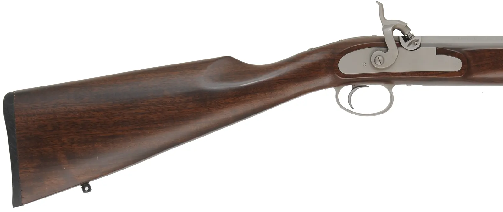 Lyman Deerstalker,
.50 caliber, 24" stainless barrel,
percussion, walnut, stainless, rubber recoil pad,
fiber optic sights, used by InvestArm, Italy
