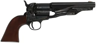 1861 Colt Sheriff's Model Revolver, 
.36 caliber, 5-1/2" barrel,
percussion, walnut, steel frame, 
as-new, by Pietta