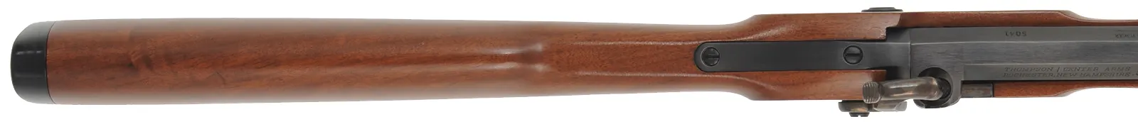 Pennsylvania Hunter Rifle,
.50 caliber,  31" octagon-to-round barrel,
percussion, walnut, iron trim, 
used, by Thompson Center Arms