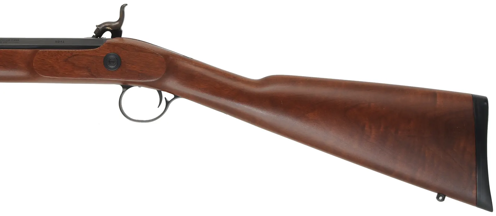 Pennsylvania Hunter Rifle,
.50 caliber,  31" octagon-to-round barrel,
percussion, walnut, iron trim, 
used, by Thompson Center Arms