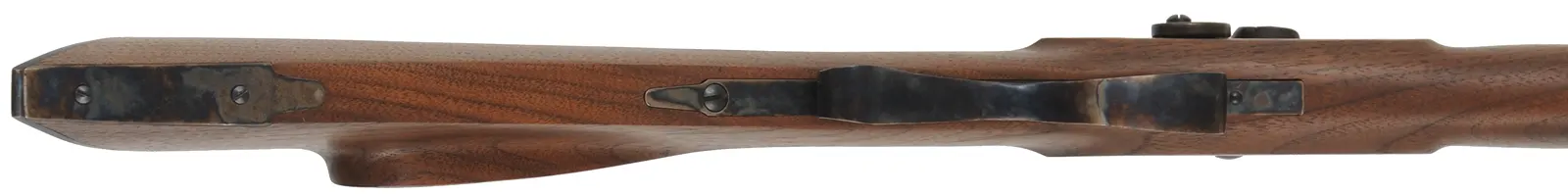 Rocky Mountain Hawken Rifle,
.54 caliber, 34" barrel,
percussion, walnut, color case hardened iron, 
used, by Davide Pedersoli