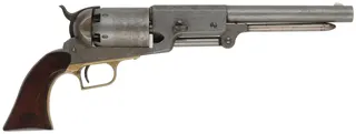 U.S. 1847 Colt Walker Revolver,
.44 caliber, 9" barrel,
patina finished, A Company No. 133
as-new, with box by Aldo Uberti & Co.