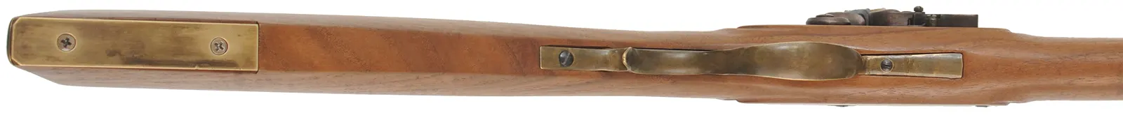 Kentucky Rifle,
.50 caliber, 41-1/2" barrel,
flintlock, walnut, brass trim,
used, from a kit by Davide Pedersoli