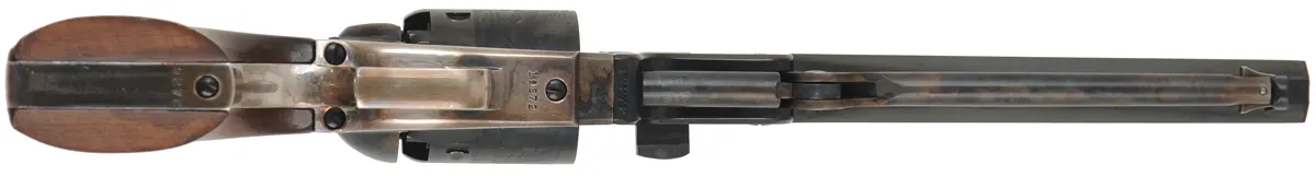 Colt 1851 Navy Revolver,
.36 caliber, 7-1/2" barrel,
percussion, walnut, with brown box, 
used, by COLT - Second Generation