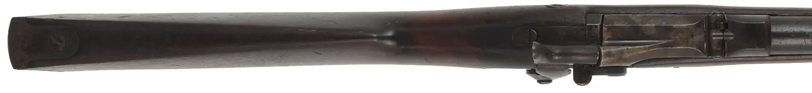 U.S. Model 1884 Springfield Trapdoor Rifle,
caliber .45-70 Gov't,  32-5/8" barrel,
walnut, iron, loose rear sight, antique