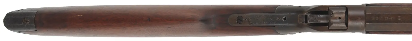 Model 1885 Winchester High Wall,
caliber .45-90 WCF, 36" barrel,
walnut, brown patina iron, 
by Winchester Repeating Arms Co.
