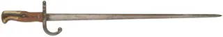 1874 Gras Bayonet
20-1/2" blade, walnut, brass,
1878 date