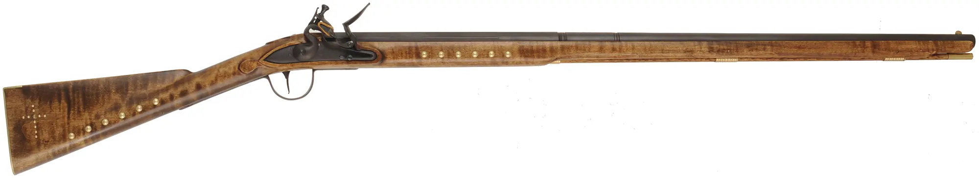 Northwest Trade Gun,
24 gauge, 36" octagon-to-round barrel,
L&R flintlock, maple, brass tacks, 
new, unfired, by J.A. Wymore