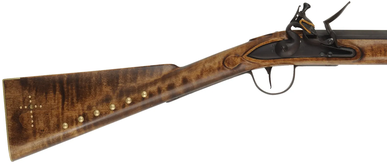 Northwest Trade Gun,
24 gauge, 36" octagon-to-round barrel,
L&R flintlock, maple, brass tacks, 
new, unfired, by J.A. Wymore