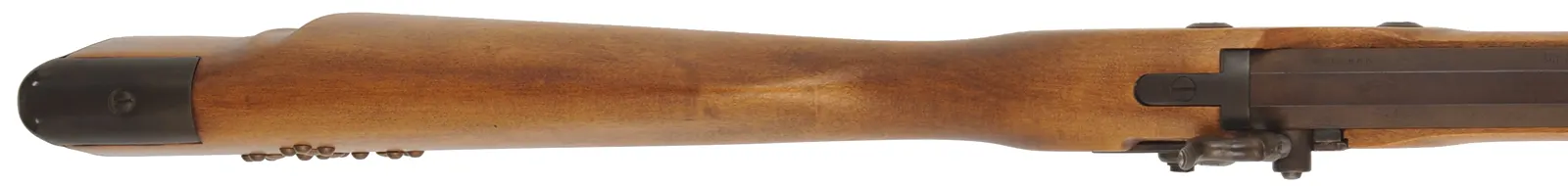 CVA Mountain Rifle,
.54 caliber, 32" barrel,
Maslin percussion lock, beech, iron,
used, from a kit by Connecticut Valley Arms