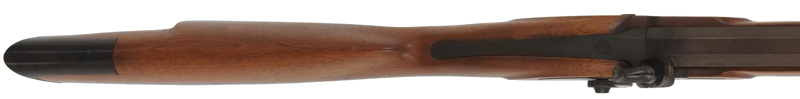 Santa Fe Hawken Rifle,
.53 caliber, 31-5/8" barrel,
percussion, walnut, iron trim,
used, by Aldo Uberti