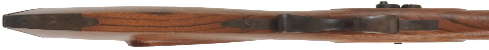 Santa Fe Hawken Rifle,
.53 caliber, 31-5/8" barrel,
percussion, walnut, iron trim,
used, by Aldo Uberti