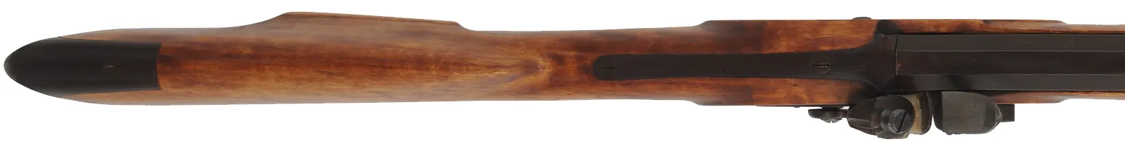 Hawken Fullstock Flint Rifle,
.54 caliber, 37" Colerain barrel,
L&R flintlock, maple, iron,
used, by Carl Walker