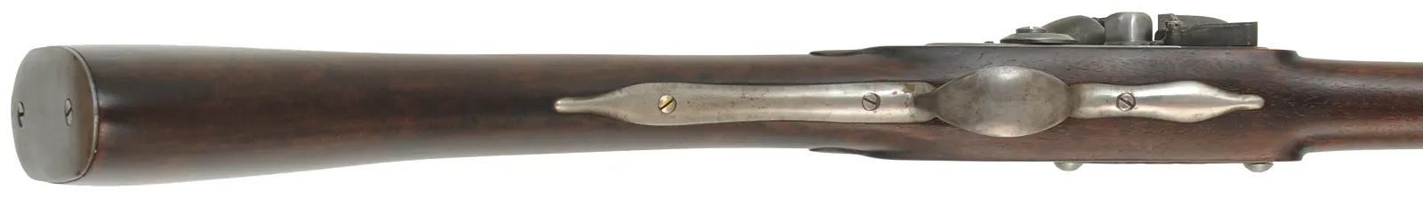 French Tulle fusil-de-chasse,
24 gauge, 44" octagon-to-round Colerain barrel,
R.E. Davis Tulle lock, walnut, iron, used