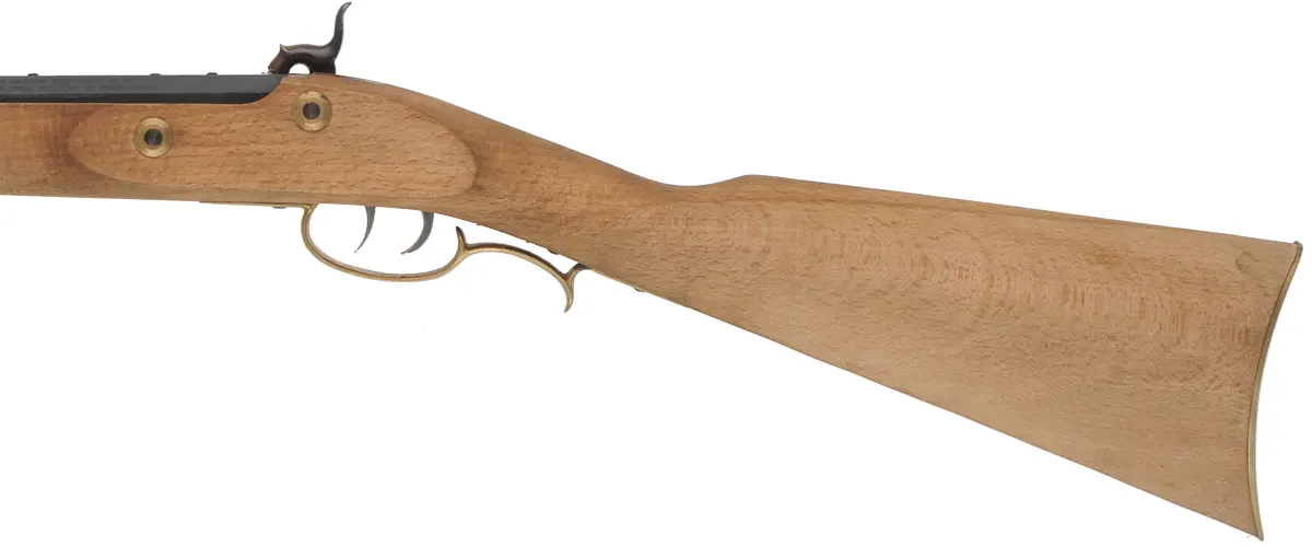 Traditions "Frontier Gander" Rifle,
.36 caliber, 28" barrel,
percussion, beech, brass,
used, unfinished from a kit, by Traditions