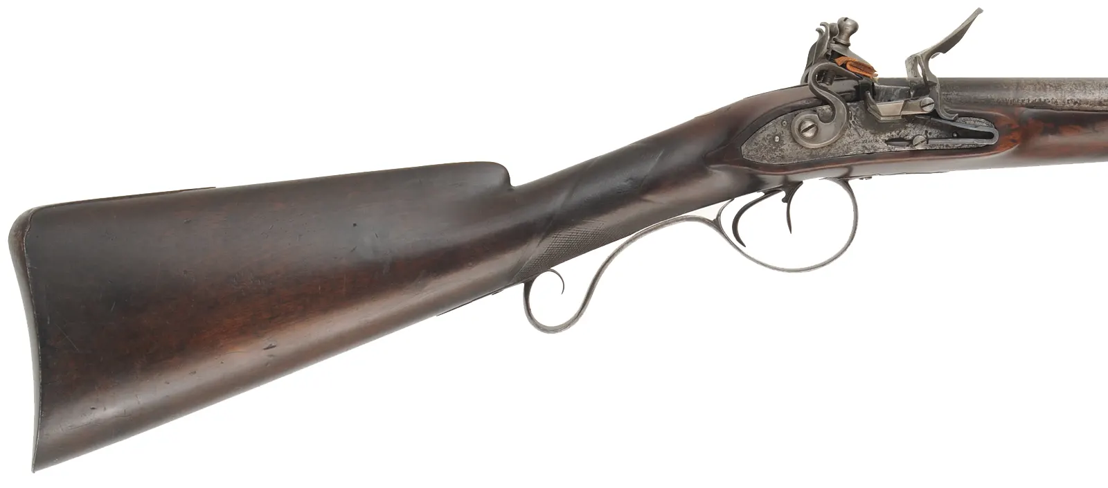 Antique English Double Shotgun,
20 gauge, 30" barrels,
reconverted flintlocks, walnut, iron, 
marked Carlisle