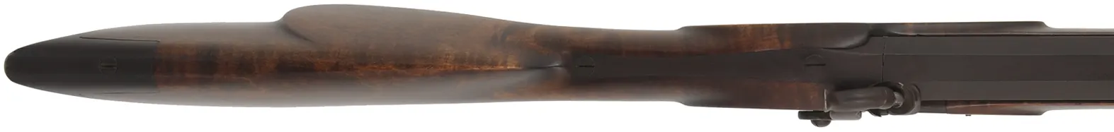 Hawken Halfstock Rifle,
.54 caliber, 33" GRRW barrel,
percussion, maple, iron trim, 
used, by Carl Walker