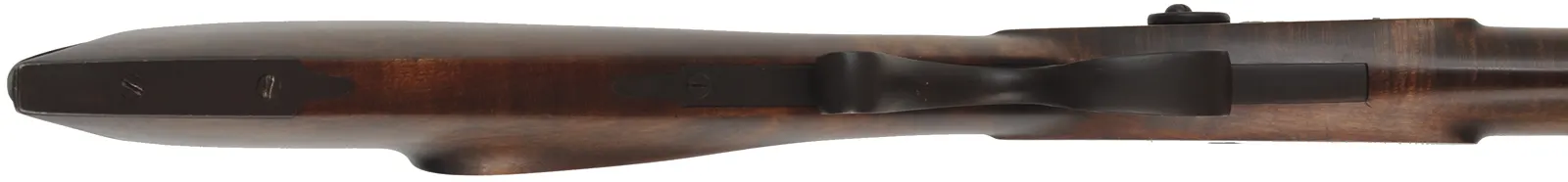 Hawken Halfstock Rifle,
.54 caliber, 33" GRRW barrel,
percussion, maple, iron trim, 
used, by Carl Walker