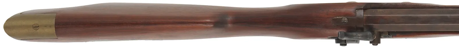 CVA Hawken Rifle,
.50 caliber, 28" barrel,
percussion lock, beech, brass, 
used, from a kit by Connecticut Valley Arms