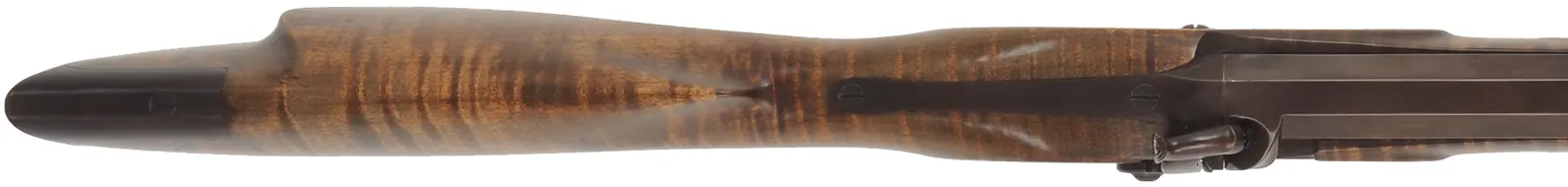 Hawken Halfstock Rifle,
.54 caliber, 34" barrel,
percussion, maple, iron trim, 
used, by B. Coffin
