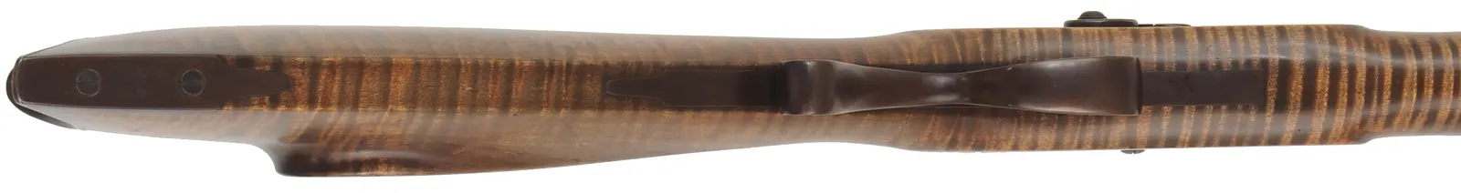 Hawken Halfstock Rifle,
.54 caliber, 34" barrel,
percussion, maple, iron trim, 
used, by B. Coffin