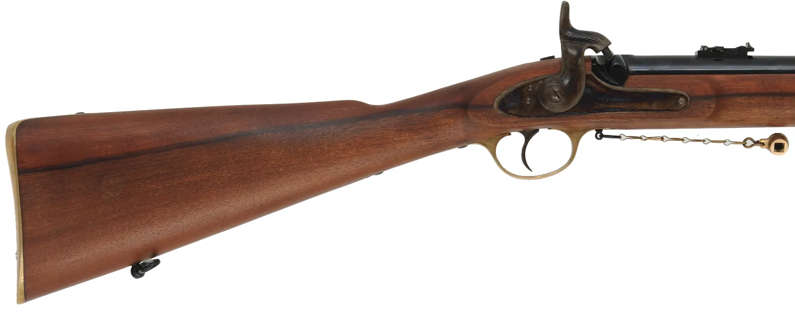1861 Enfield Musketoon,
.58 caliber, 24" barrel,
percussion, walnut,  brass, 
used, made in England by Parker Hale