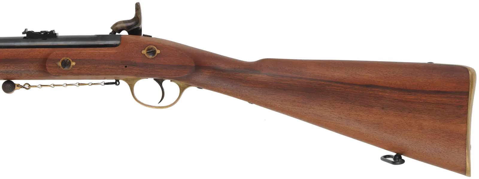 1861 Enfield Musketoon,
.58 caliber, 24" barrel,
percussion, walnut,  brass, 
used, made in England by Parker Hale