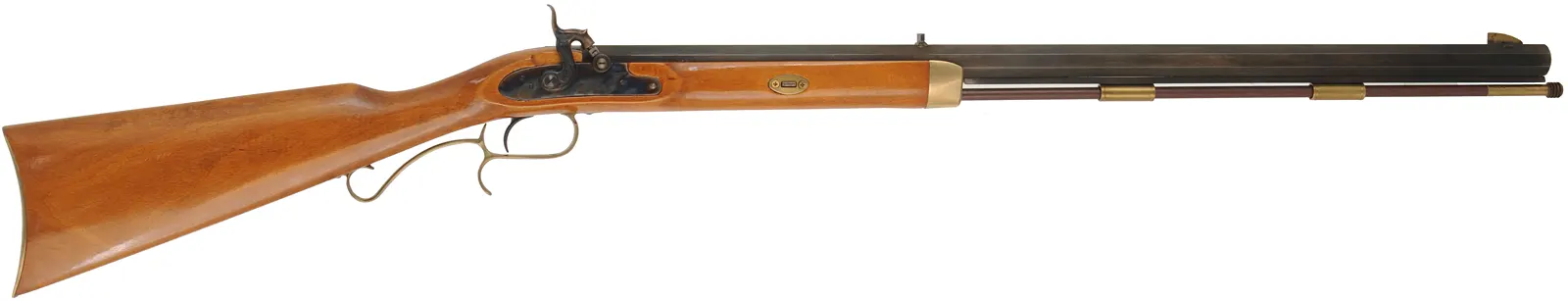 Springfield Hawken,
.50 caliber, 28" barrel,
percussion, beech, brass,
used, from a kit, by Traditions
