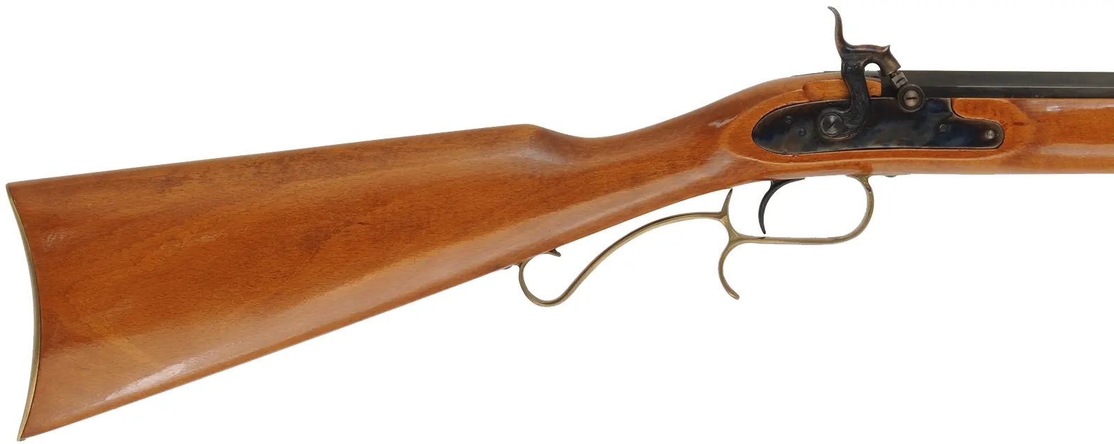 Springfield Hawken,
.50 caliber, 28" barrel,
percussion, beech, brass,
used, from a kit, by Traditions