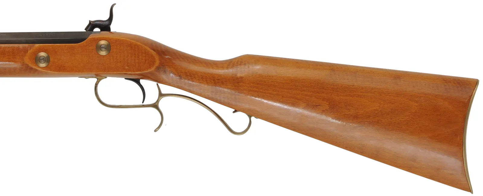 Springfield Hawken,
.50 caliber, 28" barrel,
percussion, beech, brass,
used, from a kit, by Traditions