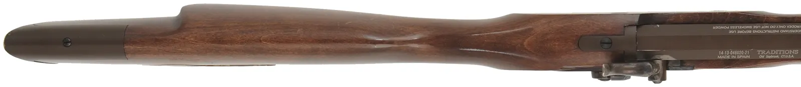 Traditions Mountain Rifle,
.50 caliber, 32" barrel,
percussion, beech, brass furniture with silver accents, 
used, by Traditions
