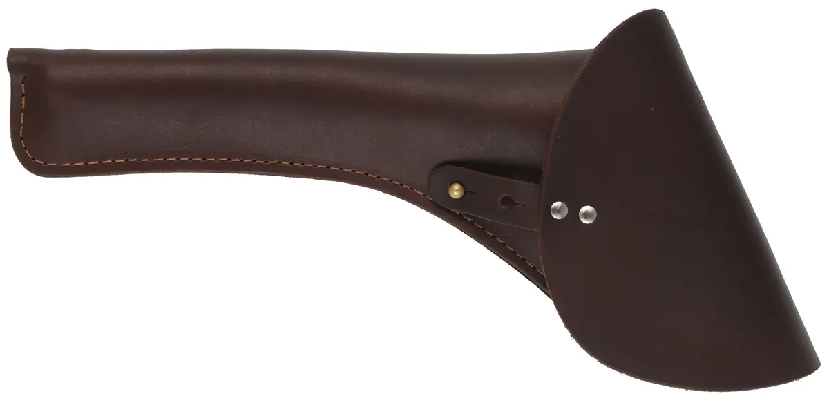 1860 Colt Army Revolver,
.44 caliber, 8" barrel, 
percussion, steel frame, walnut,
leather belt & holster, extra cylinder,
used, by A. Uberti & Co.