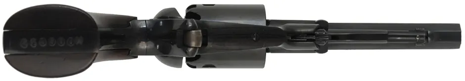 Remington Pocket Model Revolver,
.31 caliber, 3-1/2" barrel,
percussion, steel frame, spur trigger, 
two extra cylinders,
used, by Pietta