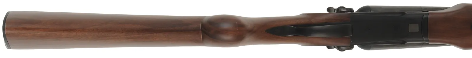 1878 Coach Gun,
12 gauge 3" chambers, 20" barrels,
checkered walnut, iron trim,
as-new, with box, by Pietta