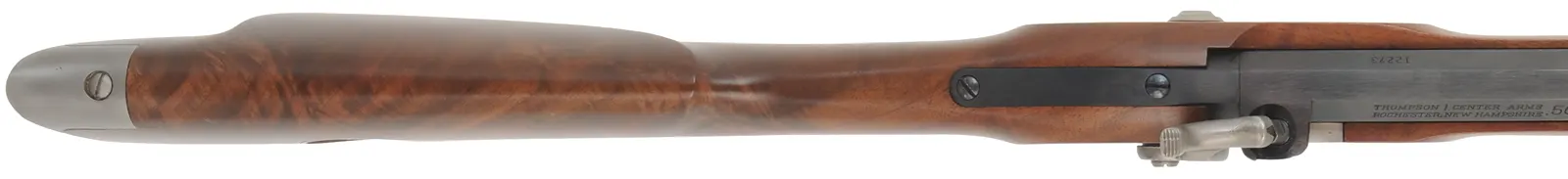 Thompson Center Hawken Cougar Rifle,
.50 caliber, 28" barrel,
percussion, fancy walnut stock, stainless steel trim,
used, by Thompson Center Arms