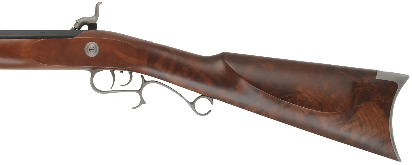 Thompson Center Hawken Cougar Rifle,
.50 caliber, 28" barrel,
percussion, fancy walnut stock, stainless steel trim,
used, by Thompson Center Arms