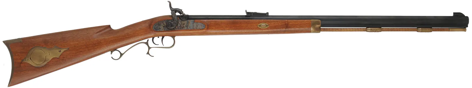 Thompson Center Hawken,
.45 caliber, 28" barrel,
percussion, walnut stock, brass trim, 
used, by Thompson Center Arms