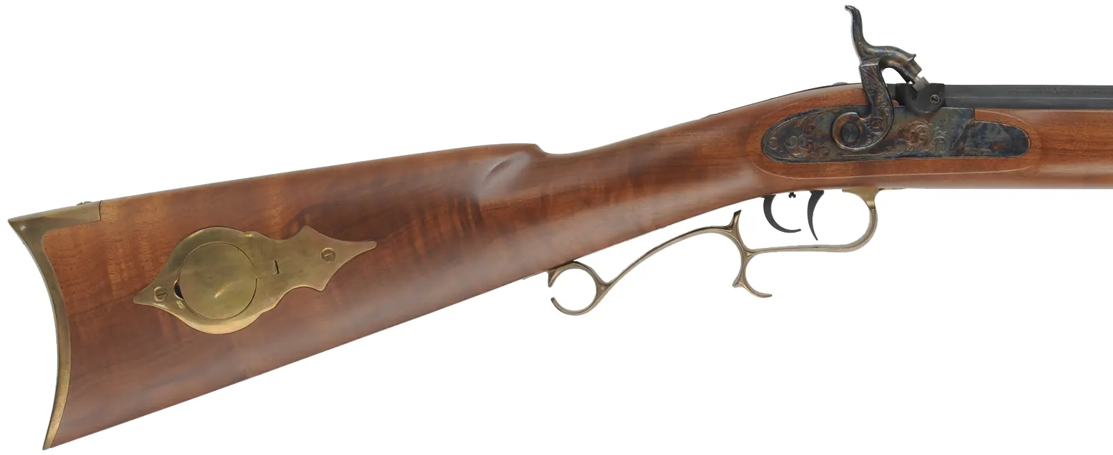 Thompson Center Hawken,
.50 caliber, 28" barrel,
percussion, walnut stock, brass trim, 
excellent, by Thompson Center Arms