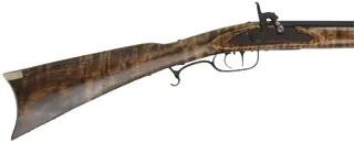 Tennessee Longrifle,
.40 caliber, 36" barrel,
small Siler percussion lock, maple, iron, used

