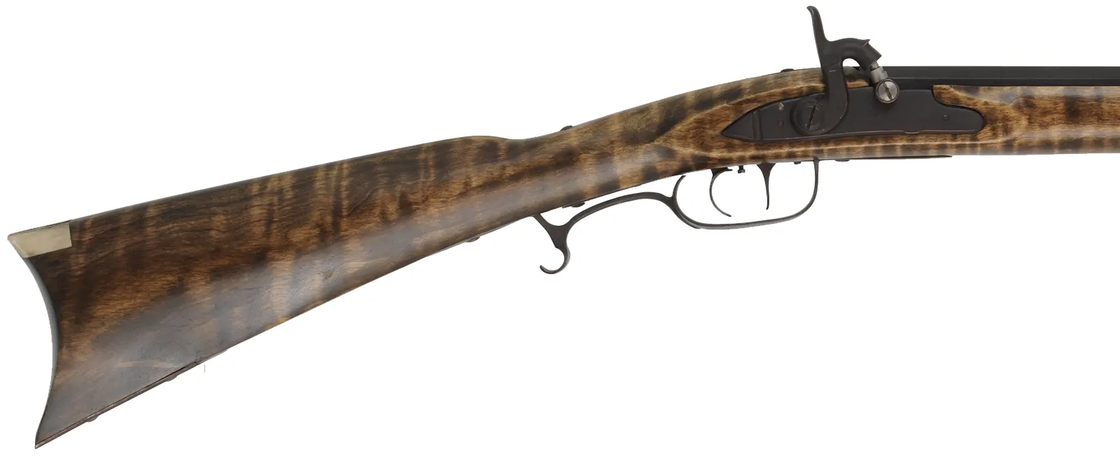 Tennessee Longrifle,
.40 caliber, 36" barrel,
small Siler percussion lock, maple, iron, used
