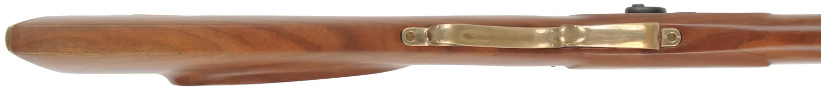 Thompson Center Hawken Rifle, 
.50 caliber, 28" barrel, 
percussion, figured walnut, brass trim, 
Vernier and globe sights, 
used, by Thompson Center Arms