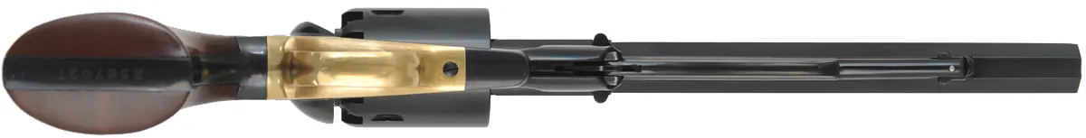 1858 Remington Revolver, 
.44 caliber, 8" barrel,
percussion, blued, walnut,
new, with factory carton, by Pietta