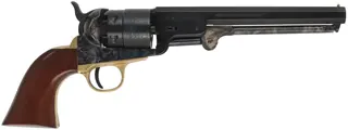 1851 Navy Percussion Revolver,
.44 caliber, 7-1/2" barrel, 
percussion, walnut, steel frame, 
as-new, with factory box, by Pietta