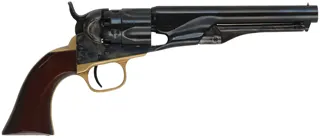 Colt 1862 Pocket Police Revolver,
.36 caliber, 5-1/2" barrel,
five shot cylinder, blued, walnut,
new in box, by Aldo Uberti & Co.